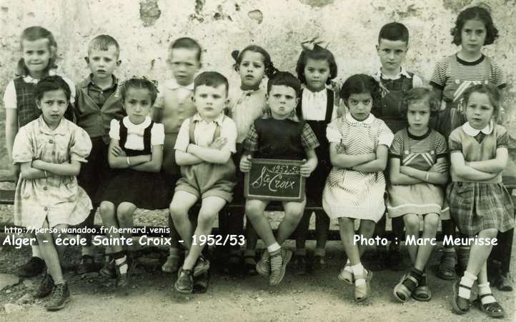 Maternelle de l'école Sainte-Croix, 1952-53